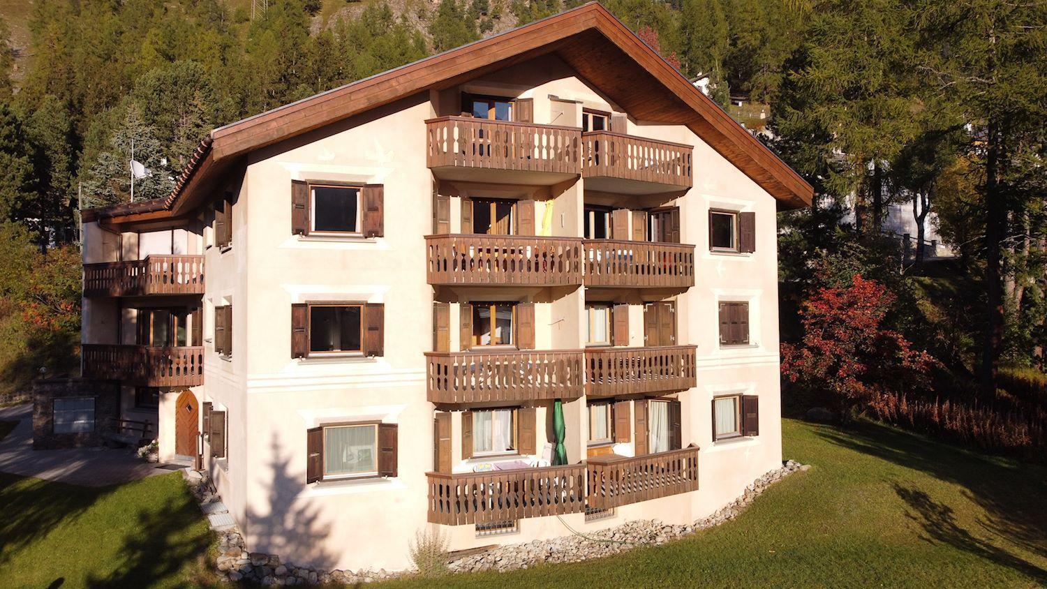 Chesa Blais Apartment Pontresina Exterior photo